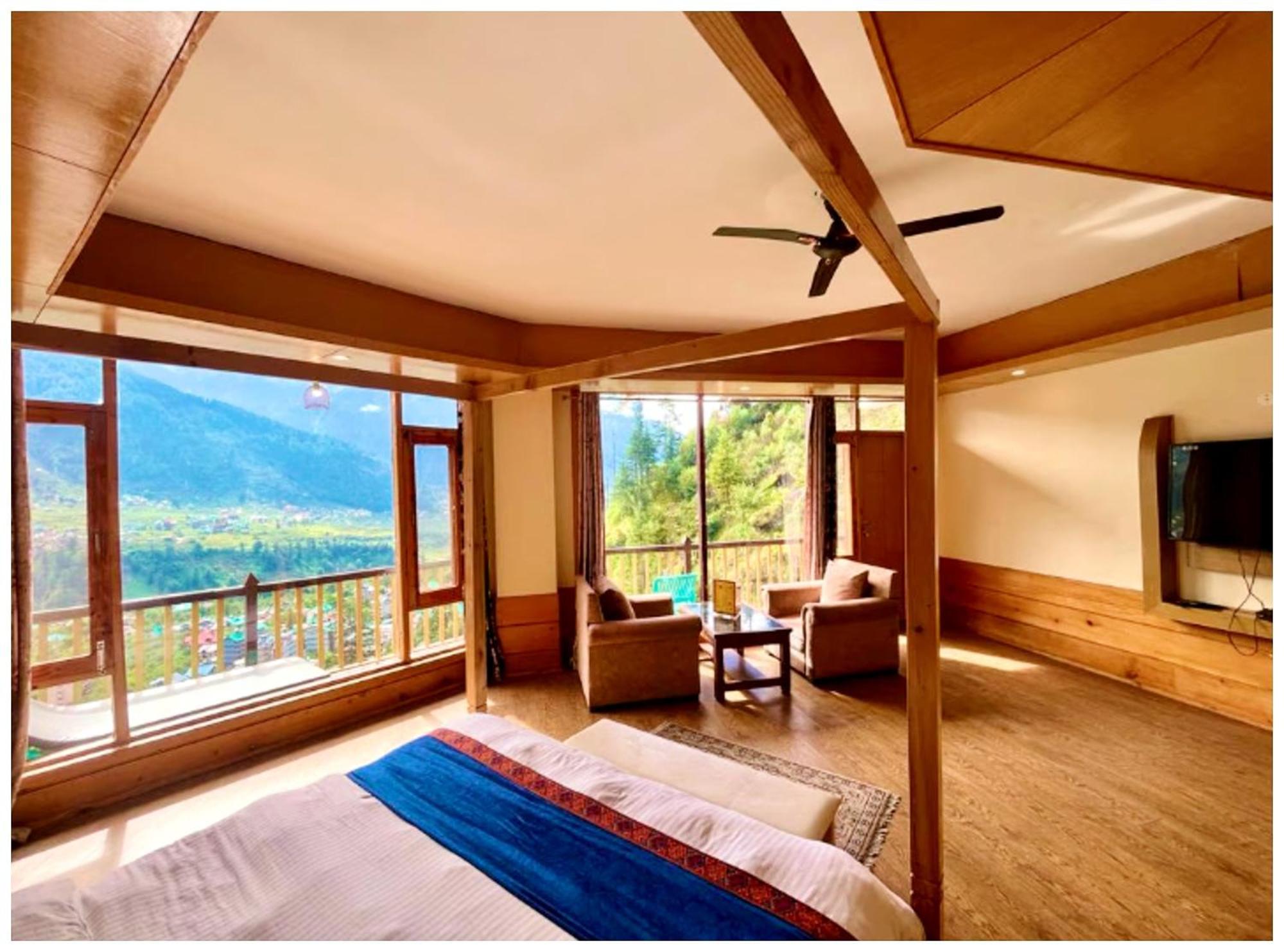 Manali Hotel T H E - B D - R E S O R T - Free Parking - Jungle Safari And Restaurant Facilities -Luxury & Spacious Room - Best Premium Hotel In Manali Exterior foto